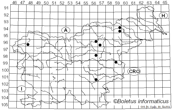 <i>Hygrocybe glutinipes</i> var. <i>glutinipes</i> (J.E. Lange) R. Haller Aar. (1956)